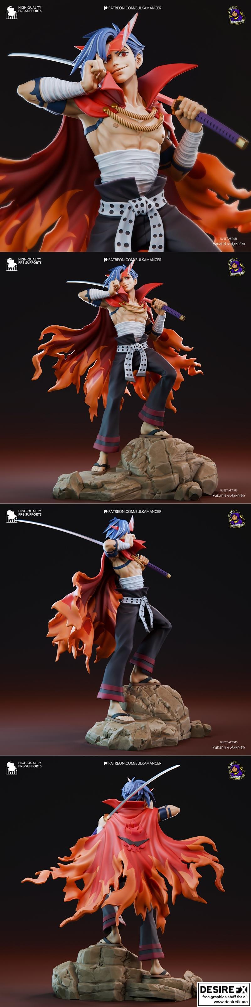 Bulkamancer Sculpts – Kamina – Gurren Lagann – 3D Print Model STL