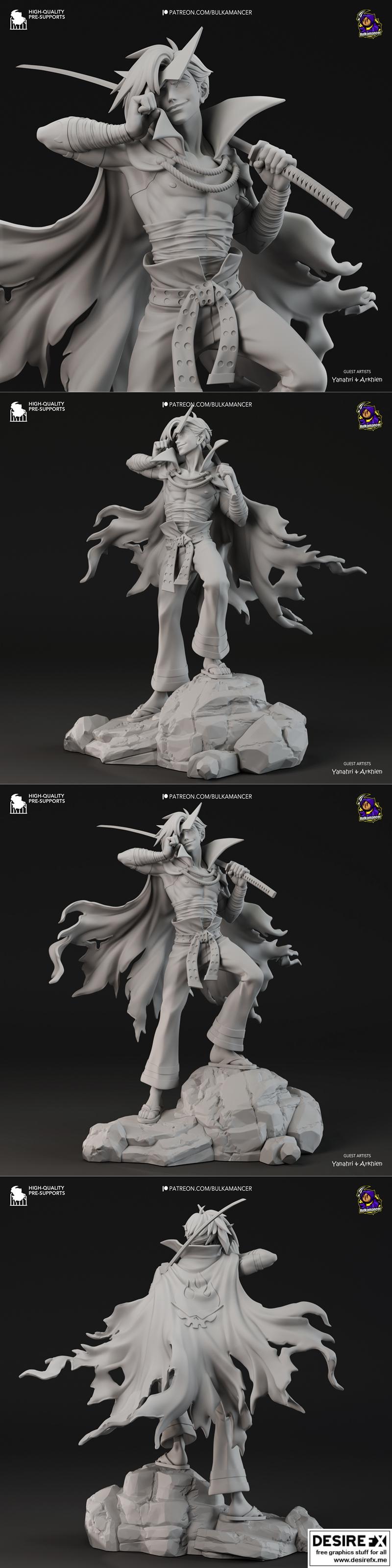 Bulkamancer Sculpts – Kamina – Gurren Lagann – 3D Print Model STL