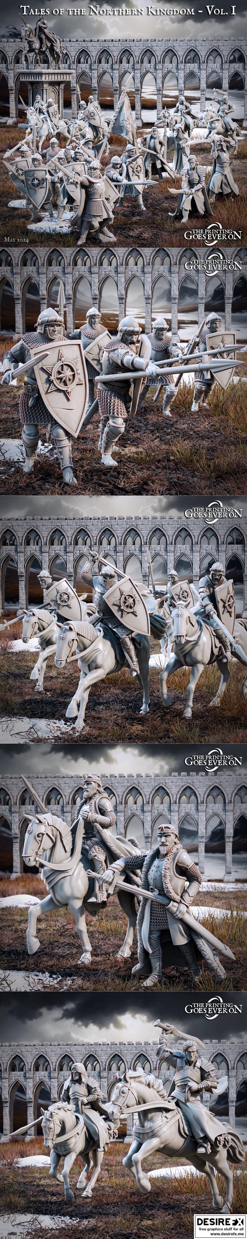 TPGEO《北方王国传说》第一卷 3D打印模型 STL|TPGEO – Tale of the Northern Kingdom Vol.1 May 2024 – 3D Print Model STL