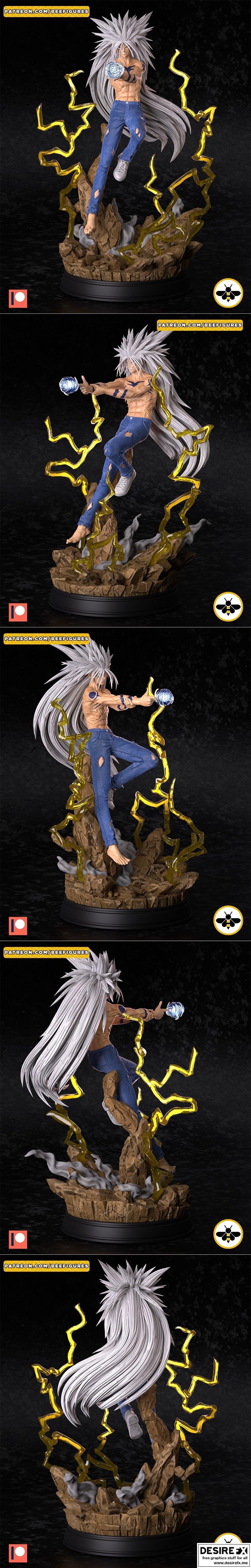 贝利亚·乌伦谢希——灭魔师形态·幽冥之形·3D打印模型|Bee Figures – Yusuke Urameshi – Mazoku form – Yu Yu Hakusho – 3D Print Model STL