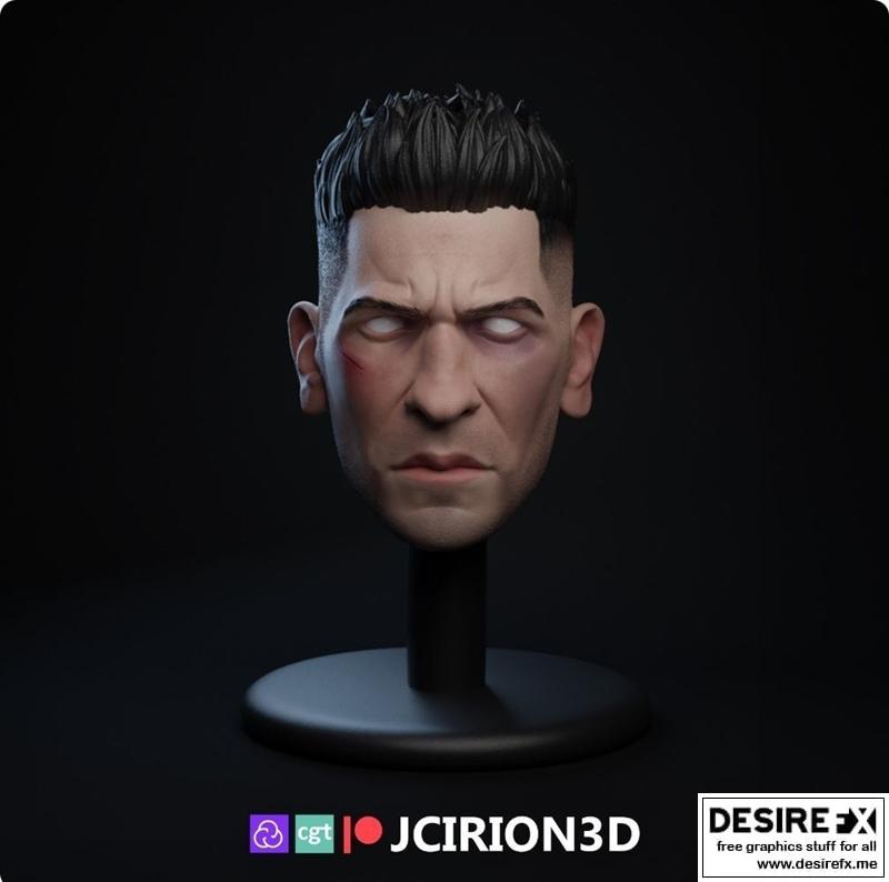惩罚者 3D打印模型|Punisher – 3D Print Model STL