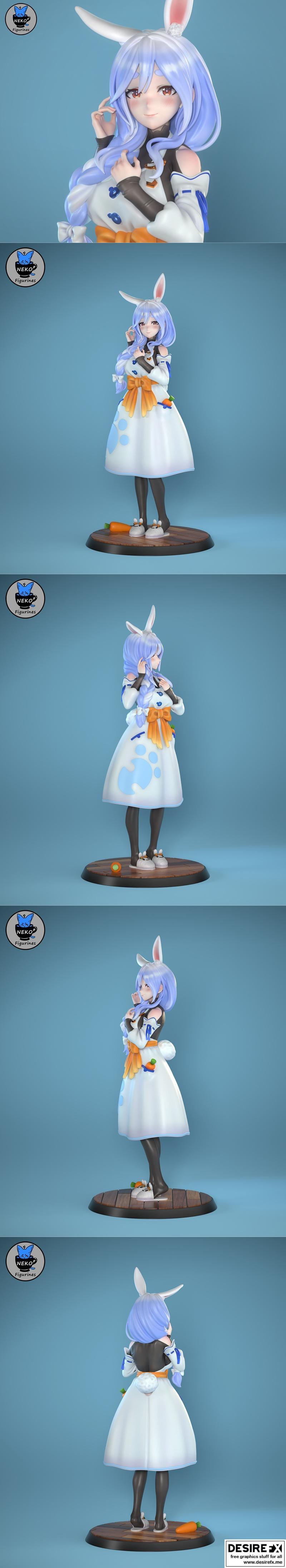 Neko Figurines – Pekomama – 3D Print Model STL