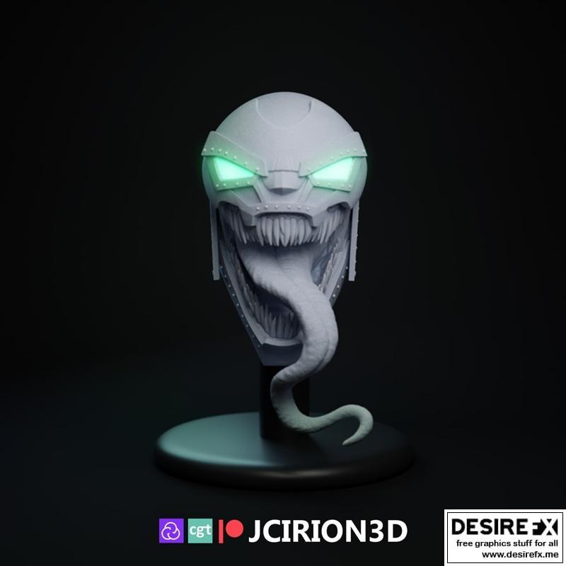 Venomized DrDoom Hood 3D打印模型|Venomized DrDoom Hood – 3D Print Model STL