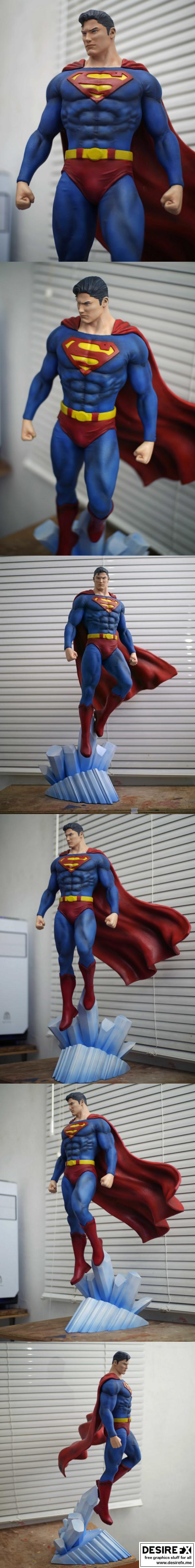 超级英雄3D打印模型|Superman – 3D Print Model
