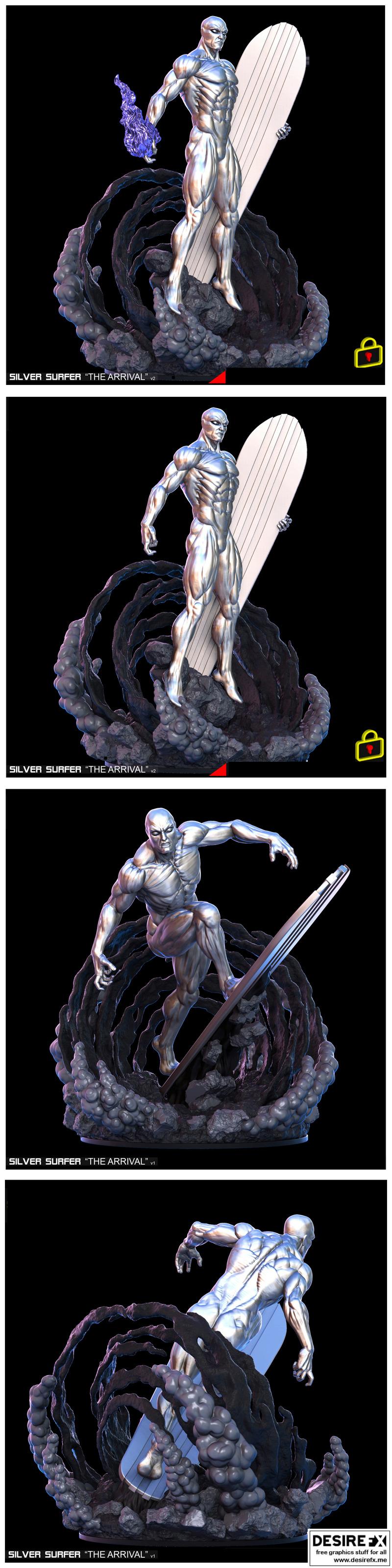 Silver Surfer – 3D Print Model