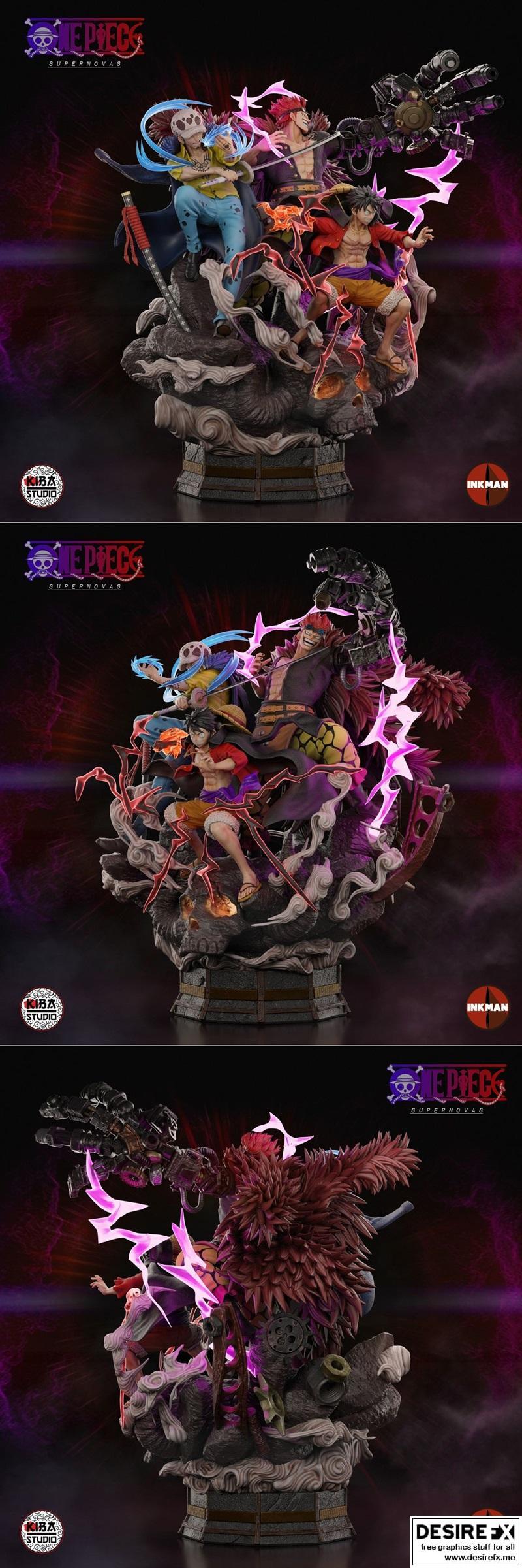 Kiba Studio - 星爆 - 3D打印模型|Kiba Studio – Supernovas – 3D Print Model STL