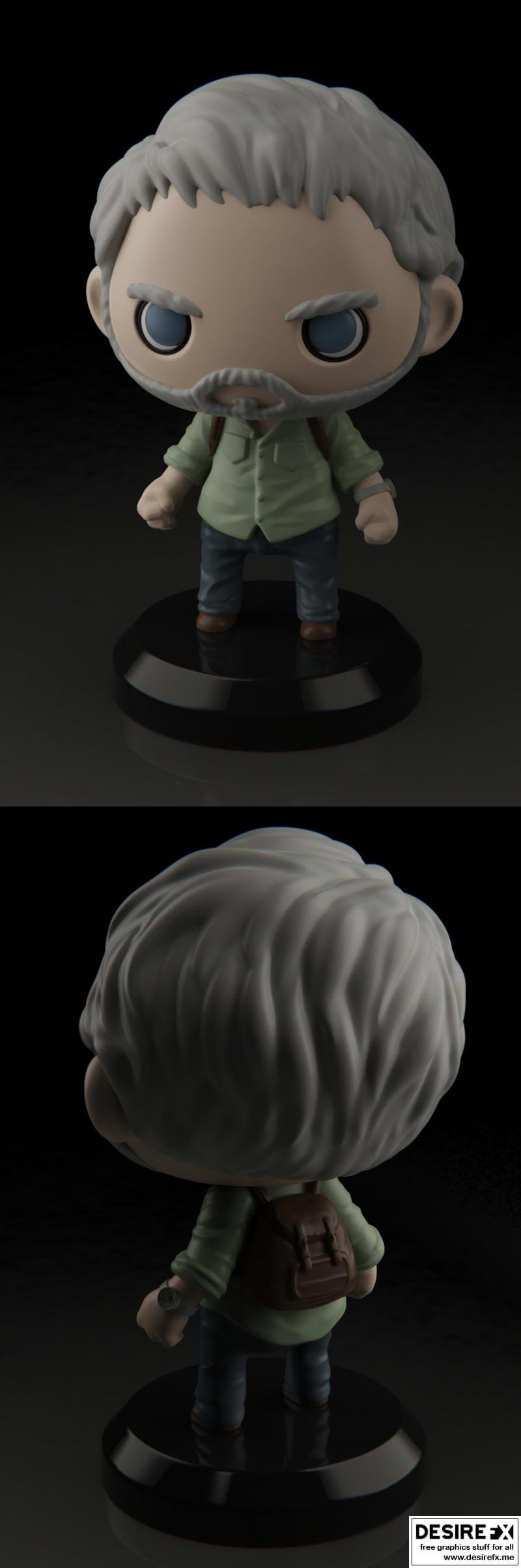 PlaKit - 最后生还者 - 贾尔 3D打印模型|PlaKit – The Last of Us – Joel – 3D Print Model