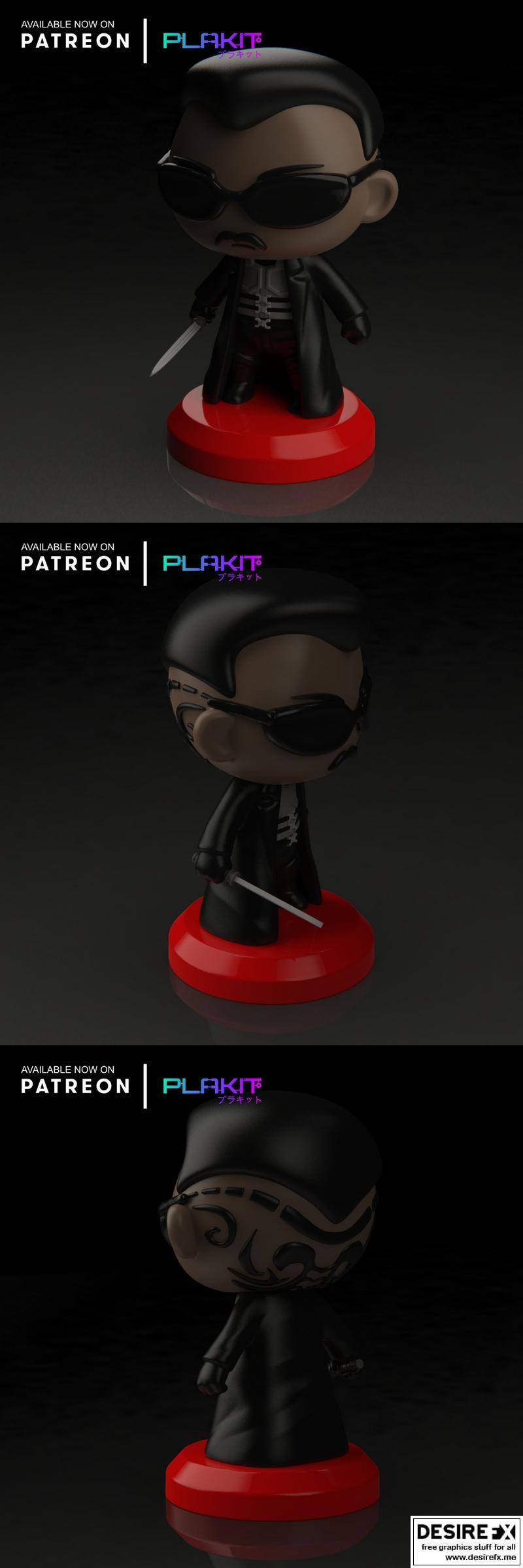PlaKit – 刀 – 3D打印模型|PlaKit – Blade – 3D Print Model