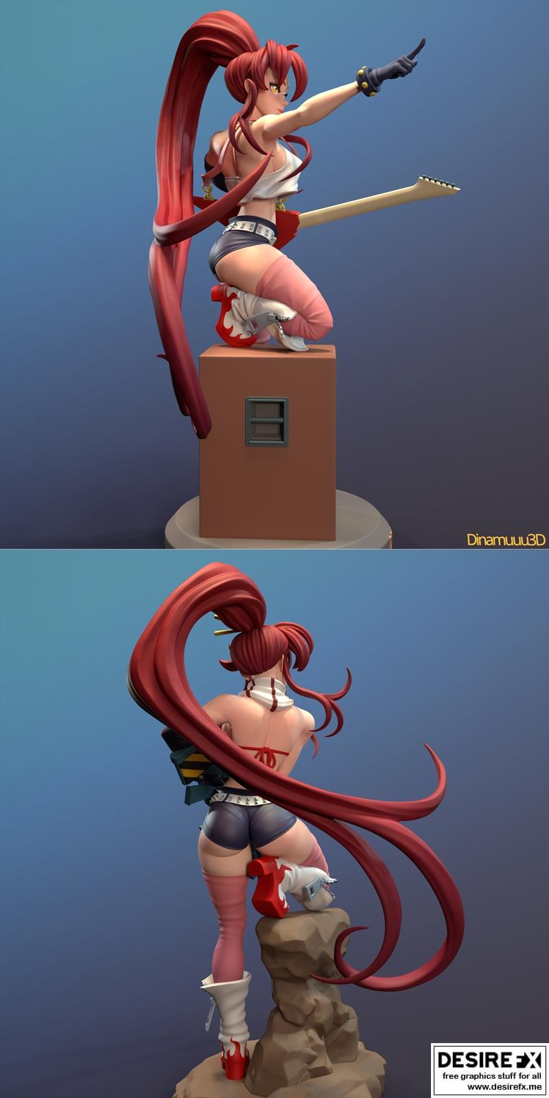 Dinamuuu3D - Yoko - 3D打印模型|Dinamuuu3D – Yoko – 3D Print Model STL
