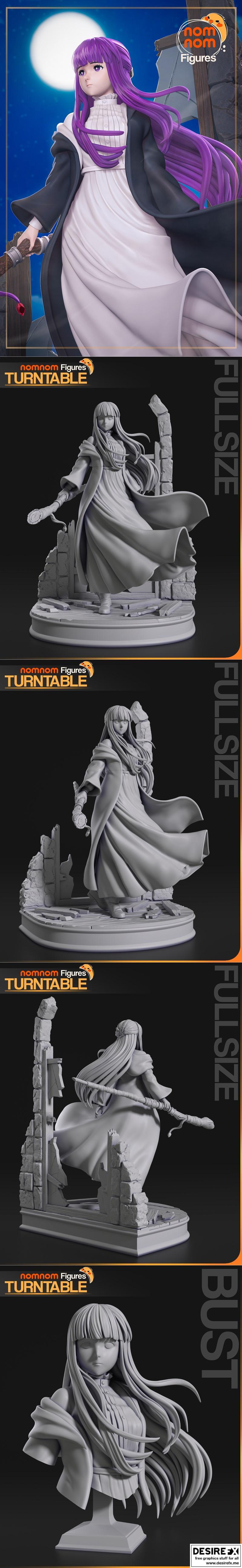 NomNom工作室 Fern 3D打印模型|NomNom Figures – Fern – 3D Print Model STL