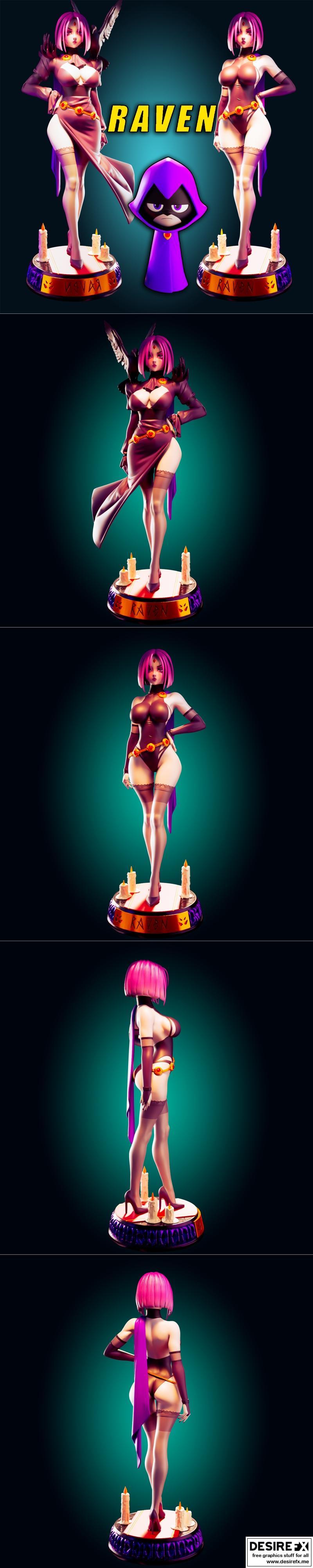 Raven 3D打印模型|Officer Rhu – Raven – 3D Print Model STL