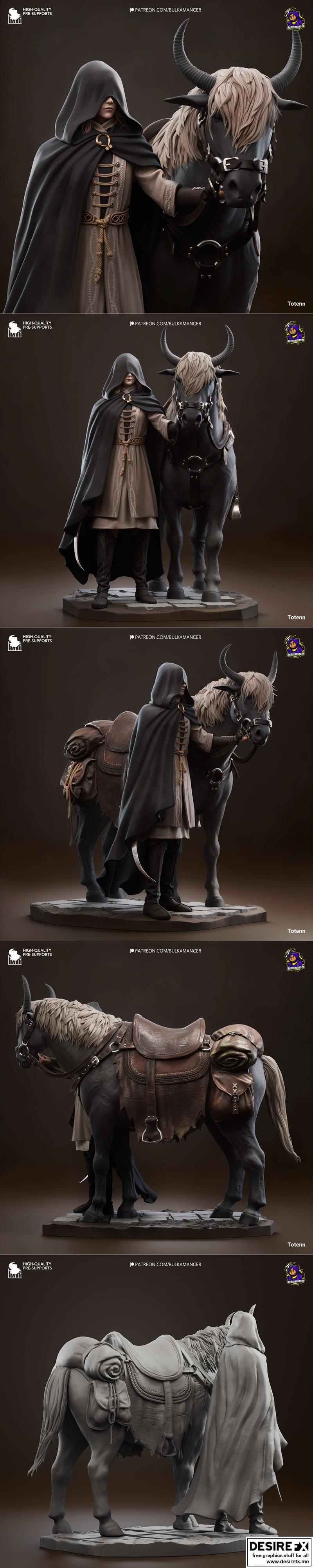 Bulkamancer造型设计 - 米莉娜 - 3D打印模型|Bulkamancer Sculpts – Melina – 3D Print Model STL