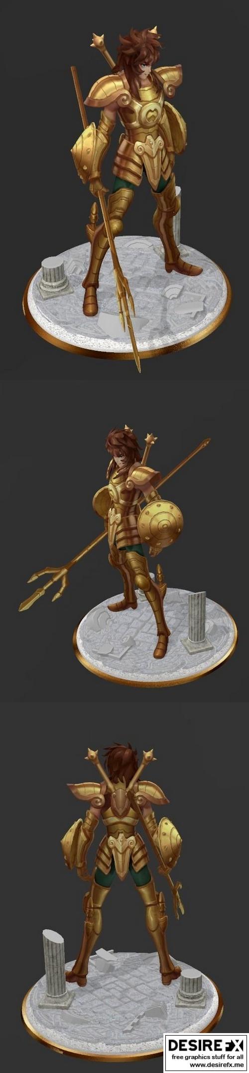 圣斗士星矢 - 天平座多古 - 3D打印模型|Saint Seiya – Dohko Libra – 3D Print Model
