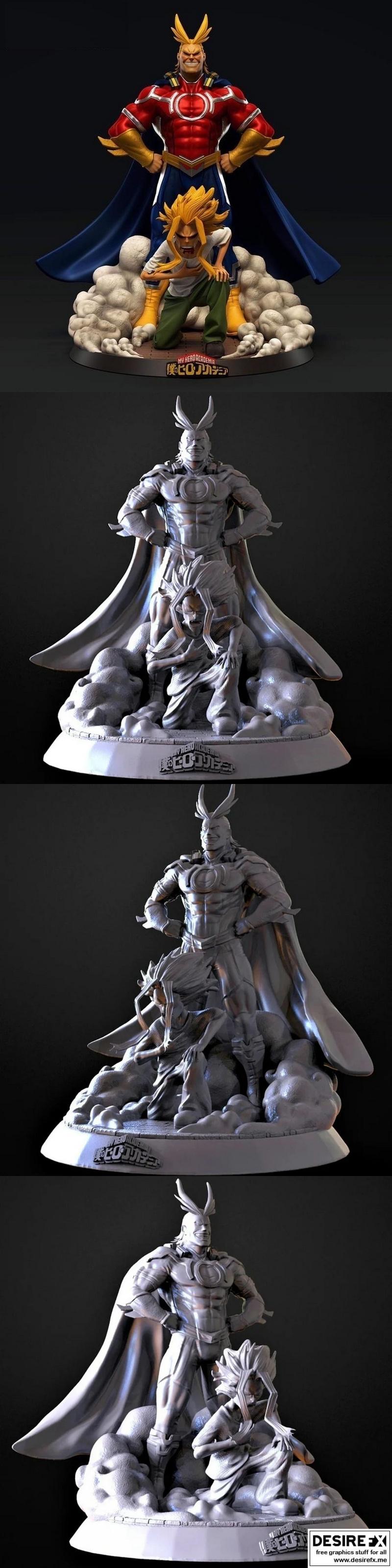 我的英雄学院-阿拉可能-3D打印模型|All Might – My Hero Academy – 3D Print Model