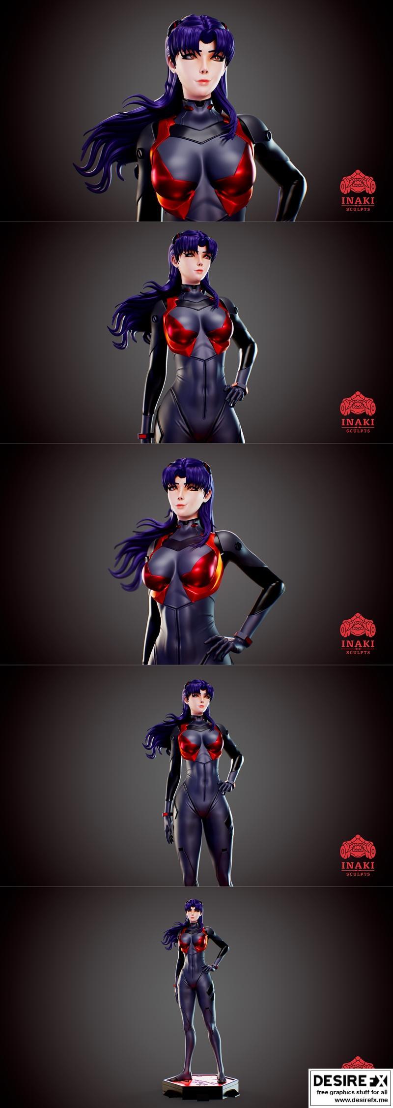 Inaki Sculpts – Misato – 3D Print Model STL