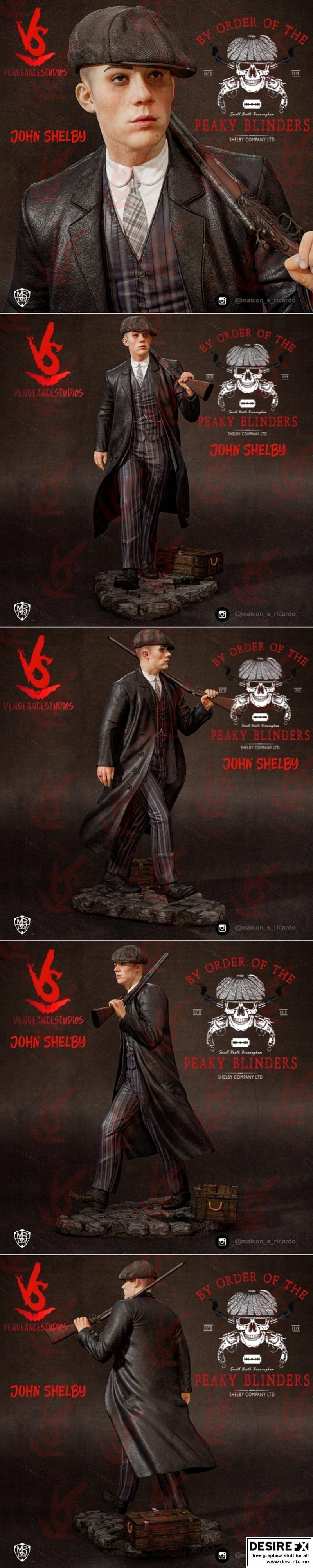 Vengeancestudios – 3D打印模型 – 《约翰·谢尔比》|Vengeancestudios – John Shelby – 3D Print Model STL