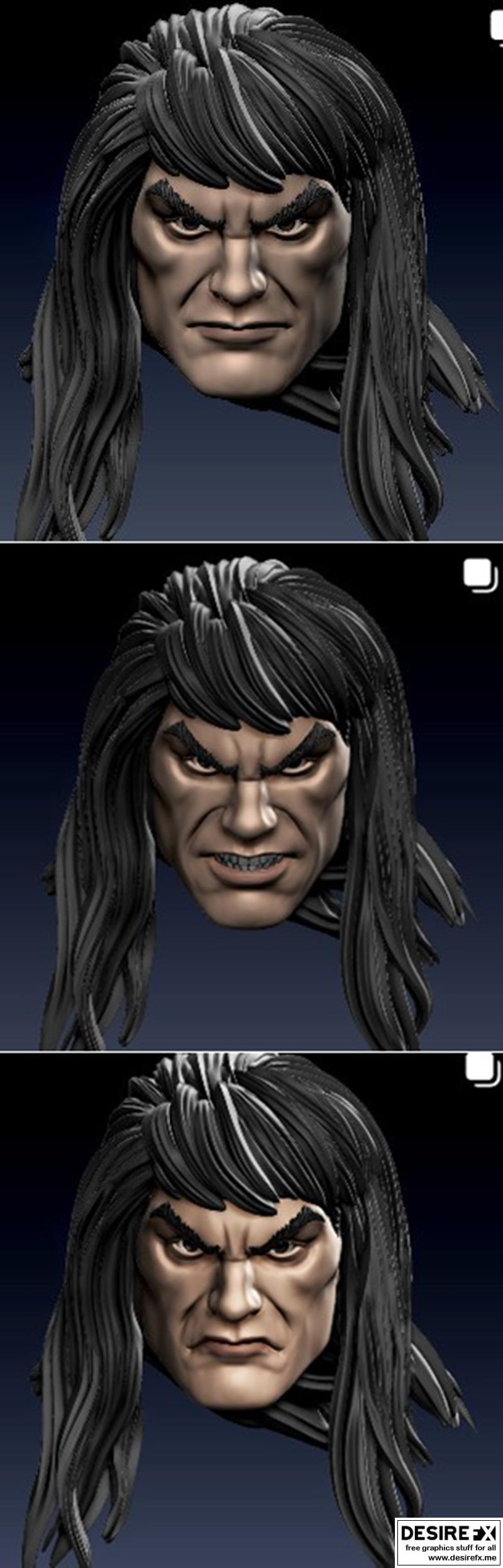 Conan barbarian 3D打印模型|Conan the Barbarian – 3D Print Model STL