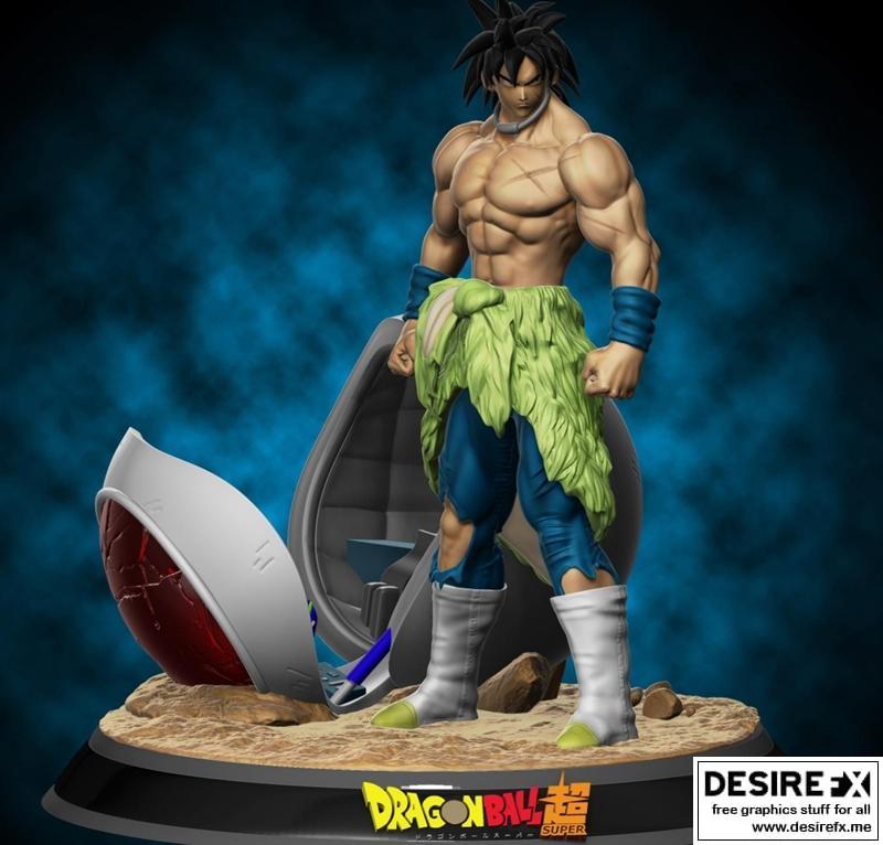 Broly 3D打印模型|Broly – 3D Print Model STL