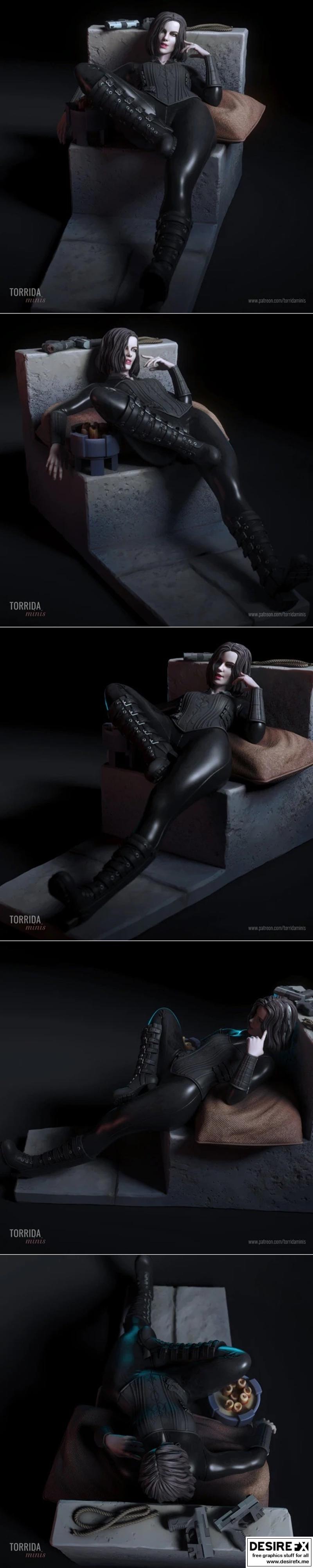 Torrida Minis - Selene - 3D打印模型|Torrida Minis – Selene – 3D Print Model STL