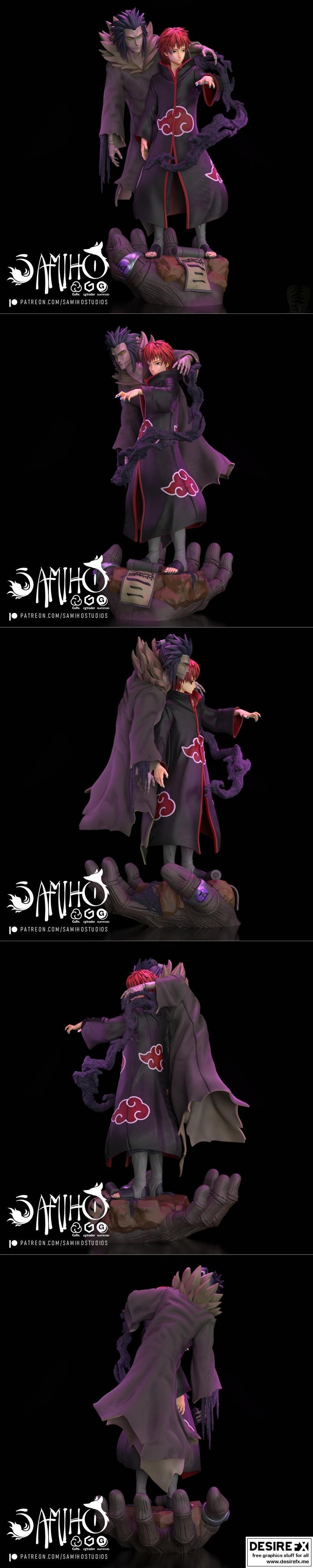 Samiho Studios - 斯阿索里 - 3D打印模型|Samiho Studios – Sasori – 3D Print Model STL