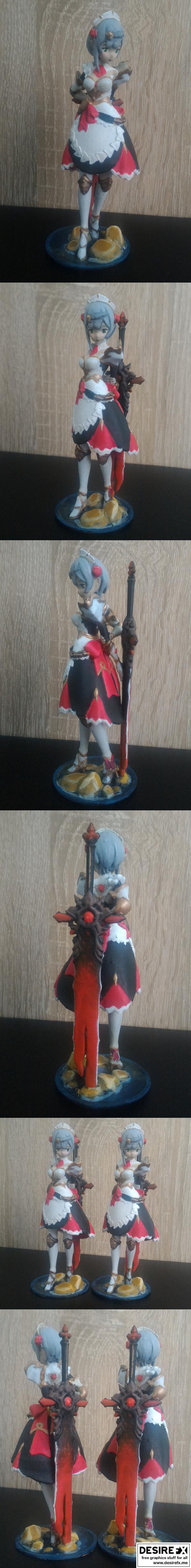 原神 Noelle 3D打印模型|Noelle – Genshin Impact – 3D Print Model