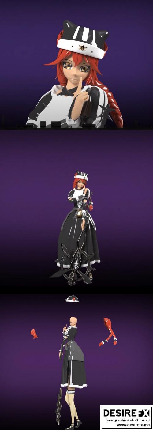 狼王降临——OVERLORD 3D打印模型|Lupusregina – Overlord – 3D Print Model