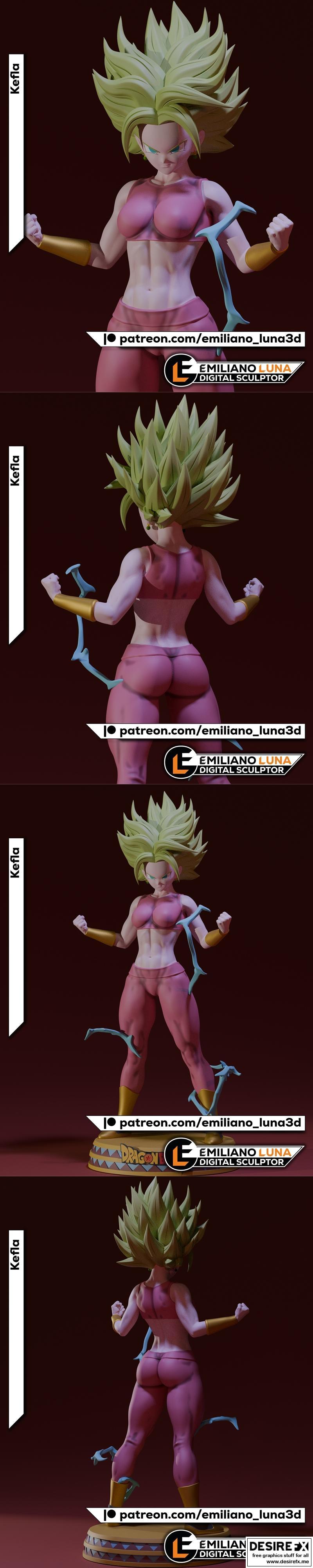 凯弗拉 3D打印模型|Emiliano Luna – Kefla – 3D Print Model STL
