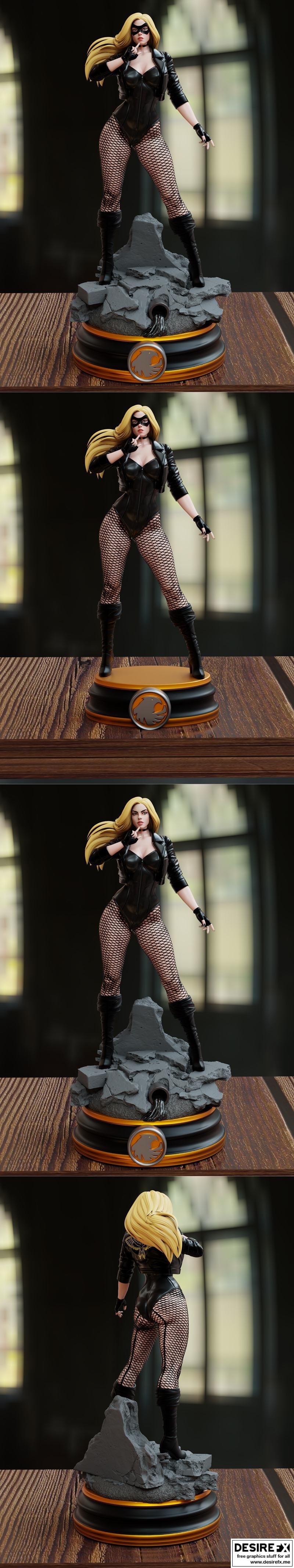 BrunoArt3D – Black Canary – 3D Print Model STL
