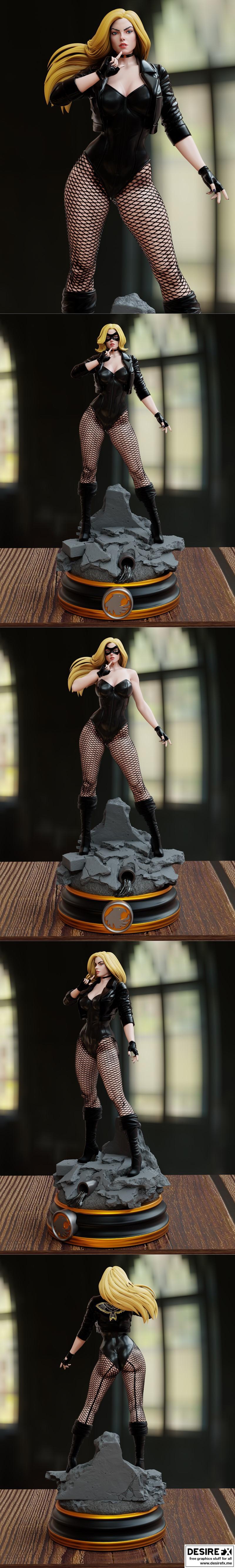 BrunoArt3D – Black Canary – 3D Print Model STL