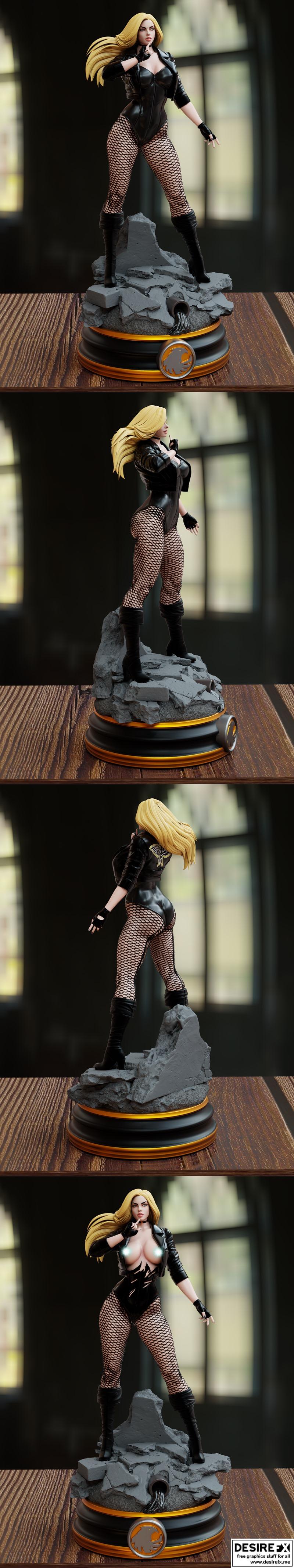 BrunoArt3D – Black Canary – 3D Print Model STL