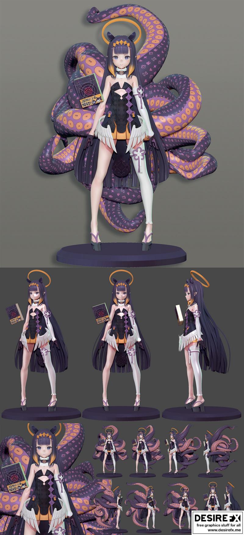 Ninomae Ina’nis – 3D Print Model