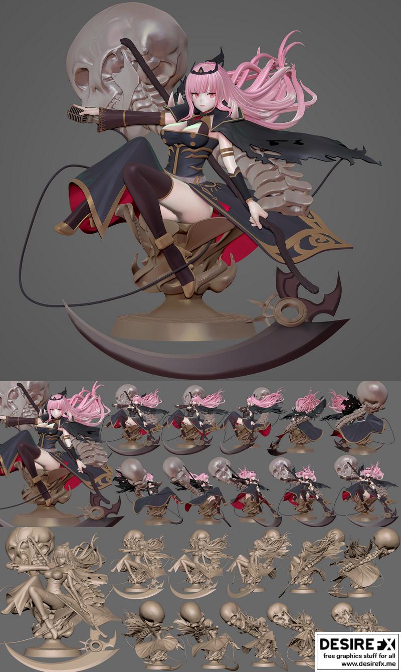 Mori Calliope 3D打印模型|Mori Calliope – 3D Print Model