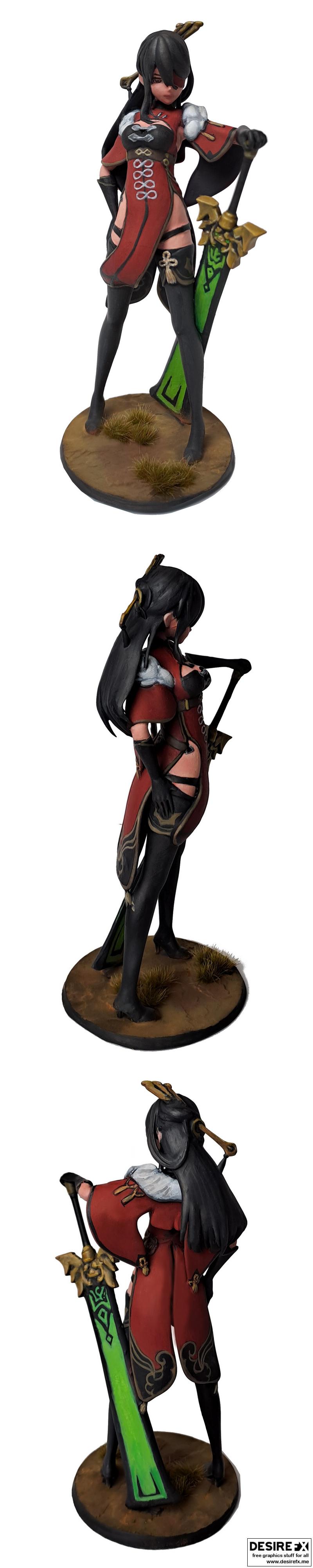 北斗——原神——3D打印模型|Beidou – Genshin Impact – 3D Print Model