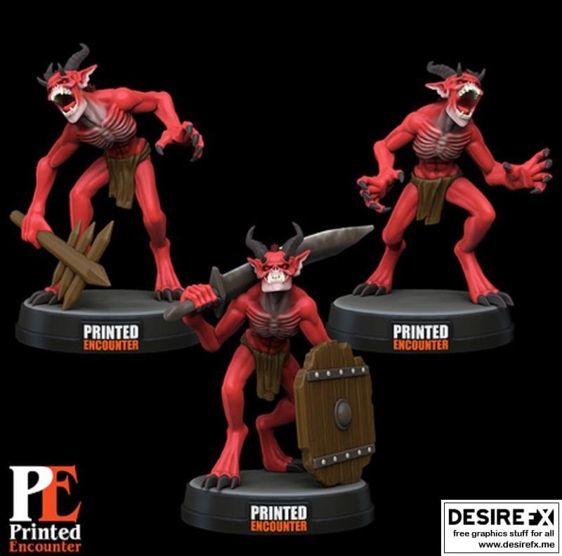 The Fallen - 帝王之印 - 坠落之影 3D打印模型|The Fallen – Imps – 3D Print Model STL