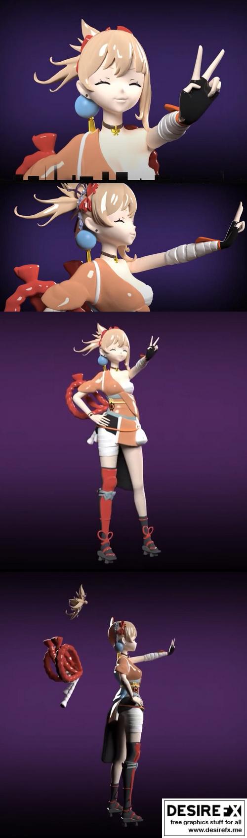 Yoimiya – Genshin Impact – 3D Print Model