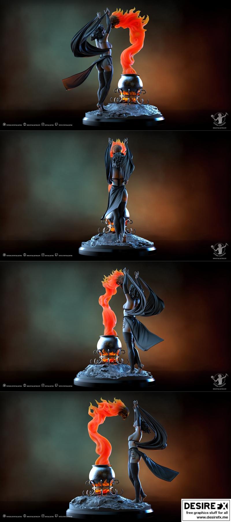 Ritual Casting Lyra 3D打印模型|Ritual Casting – Lyra – 3D Print Model STL