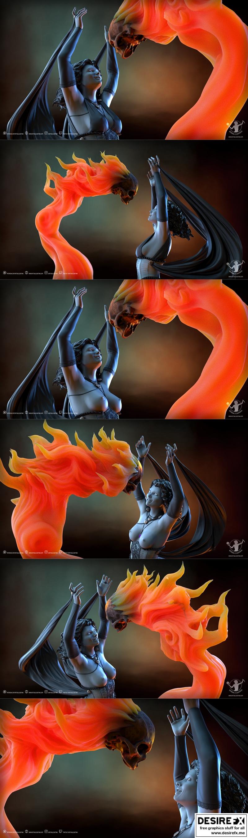 Ritual Casting Lyra 3D打印模型|Ritual Casting – Lyra – 3D Print Model STL