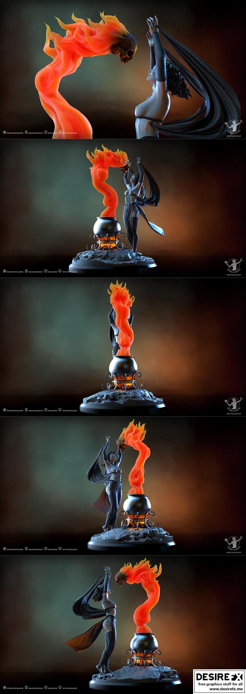 Ritual Casting Lyra 3D打印模型|Ritual Casting – Lyra – 3D Print Model STL