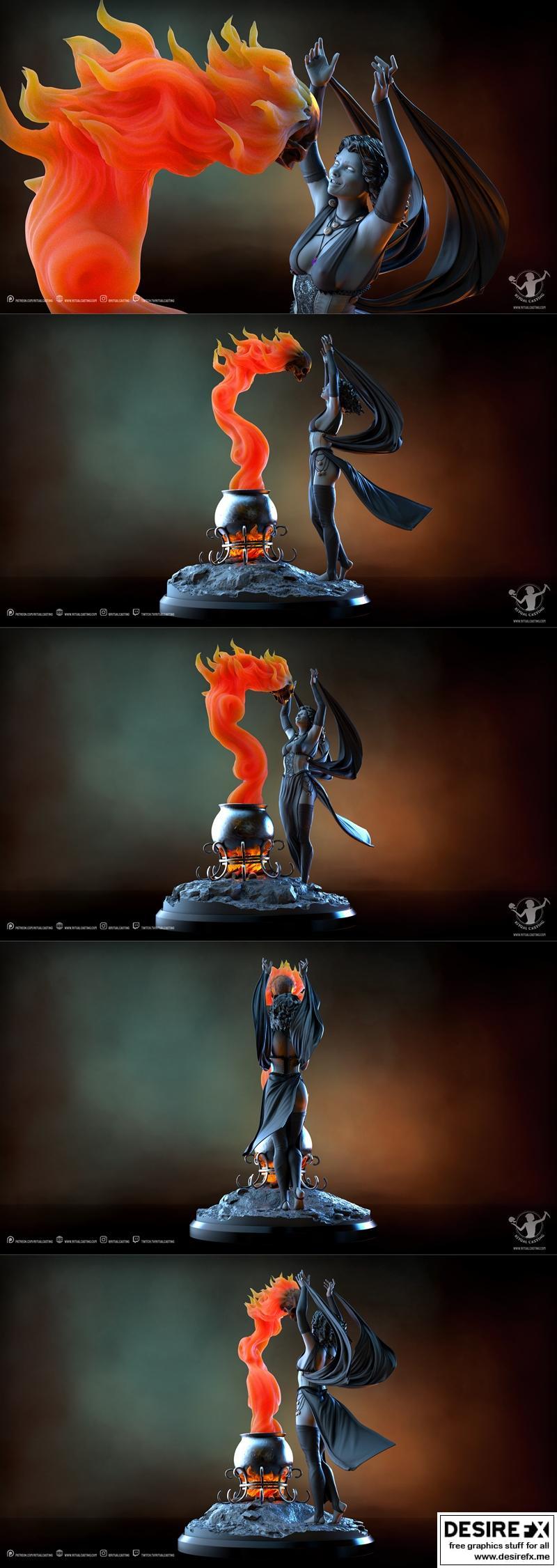 Ritual Casting Lyra 3D打印模型|Ritual Casting – Lyra – 3D Print Model STL