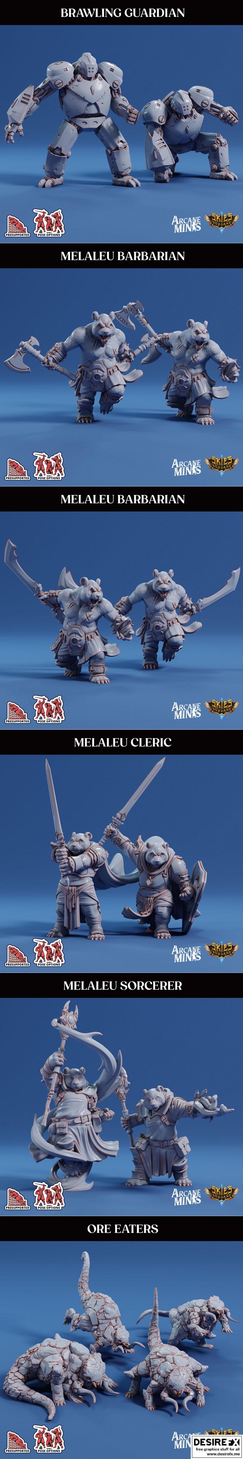 Arcane迷你模型：欺诈者的运气 第一章|Arcane Minis – Swindler’s Luck – Part One – 3D Print Model STL