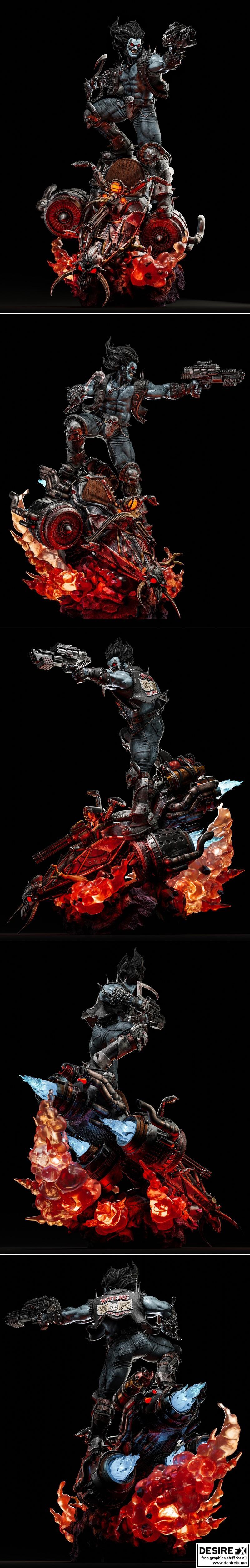 ZEZ工作室 - 狼人 - 3D打印模型|ZEZ Studios – Lobo – 3D Print Model STL