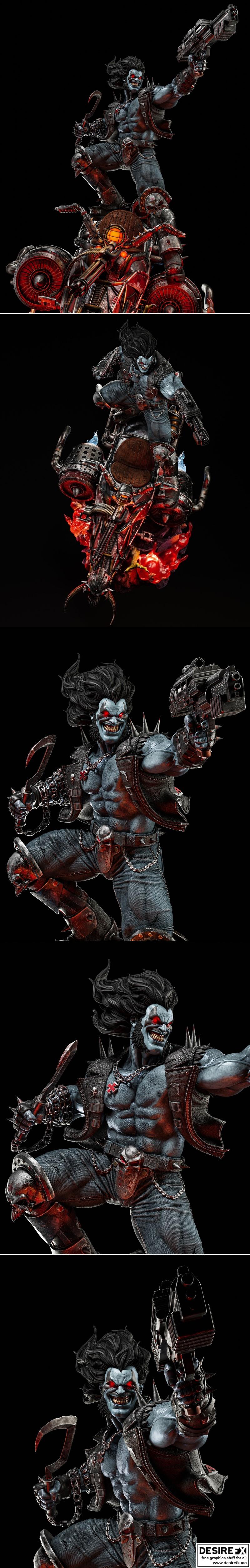 ZEZ工作室 - 狼人 - 3D打印模型|ZEZ Studios – Lobo – 3D Print Model STL