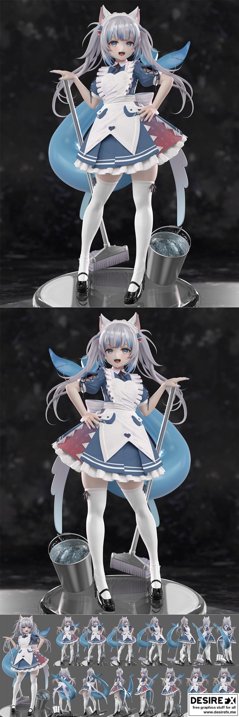 Gawr Gura – 3D Print Model STL