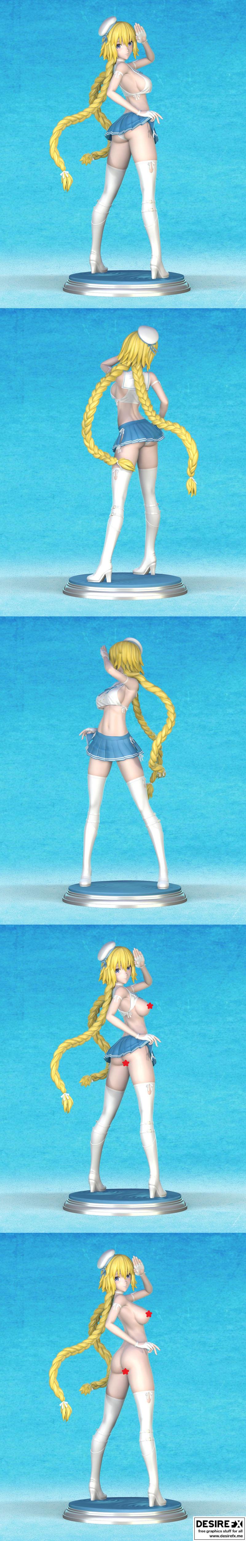 圣女贞德——Fate Grand Order——3D打印模型|Jeanne D´Arc – Fate Grand Order – 3D Print Model
