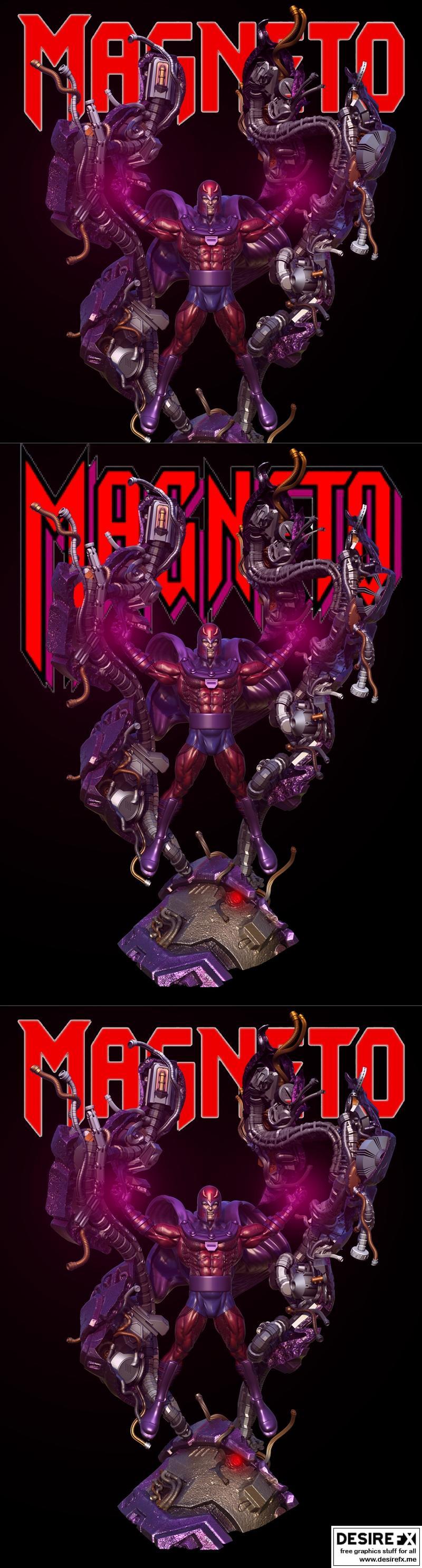 磁力者 3D打印模型 STL|Magneto – 3D Print Model STL