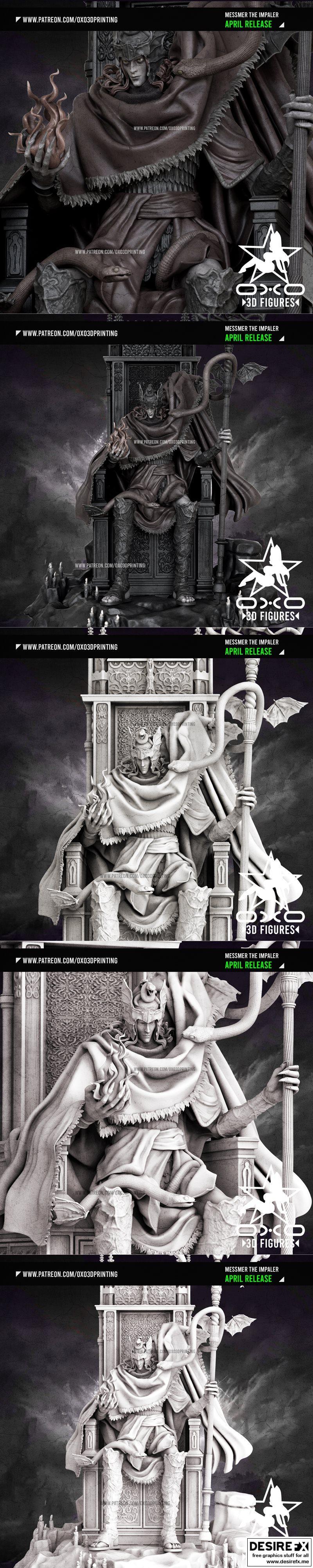 OXO3D - 梅斯默刺杀者 - 3D打印模型|OXO3D – Messmer The Impaler – 3D Print Model STL