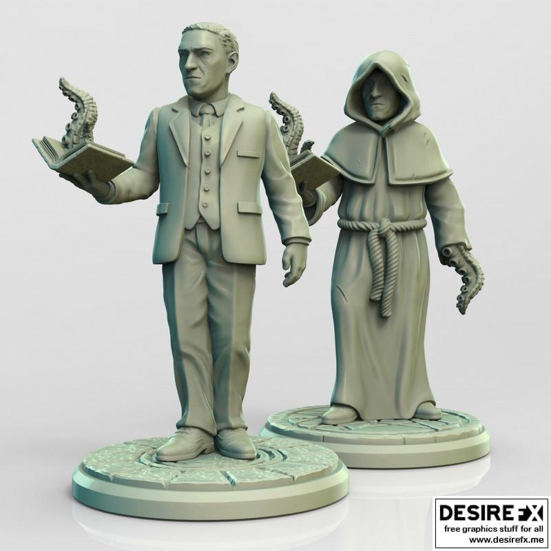 爱伦·坡《纳什维尔调查者》3D打印模型|Innsmouth Investigators – H. P. Lovecraft – 3D Print Model