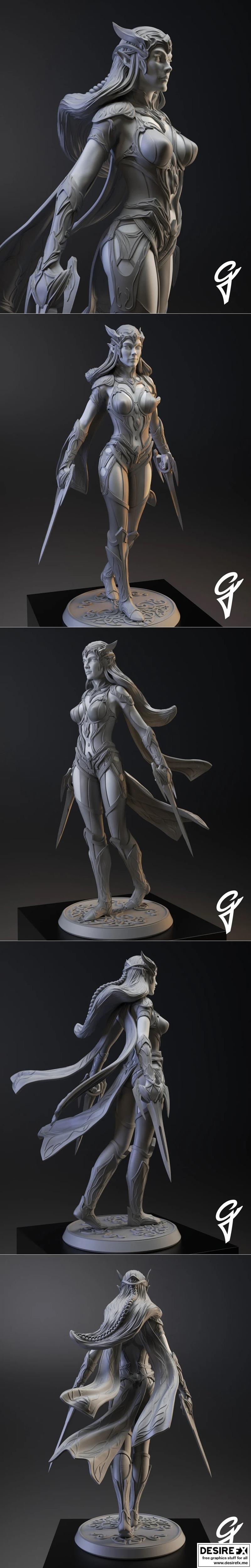 GSCulpt Art - Nibai - 3D打印模型|Gsculpt Art – Nibai – 3D Print Model STL