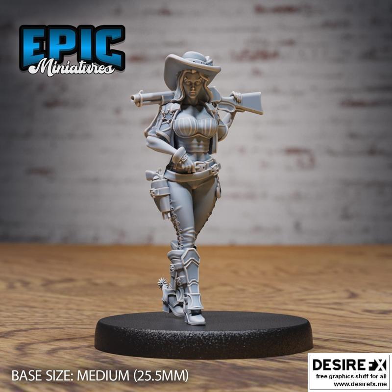 西部强盗射击 3D打印模型|Wild West Bandit Shooting – 3D Print Model STL