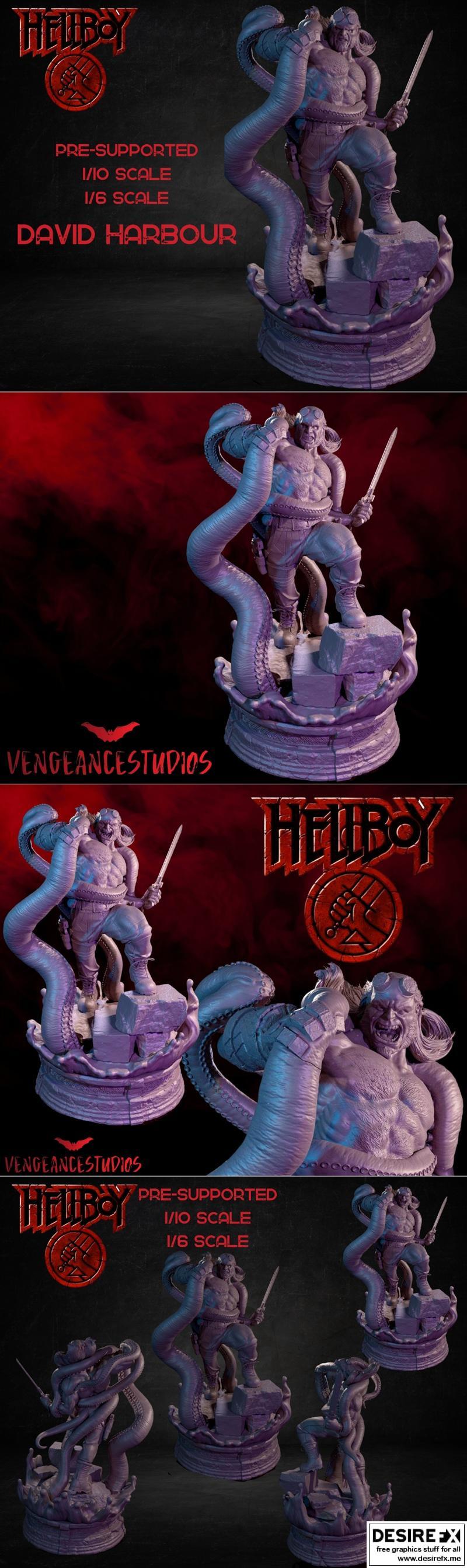 Vengeancestudios旗下《地狱男爵》3D打印模型|Vengeancestudios – Hellboy – 3D Print Model STL